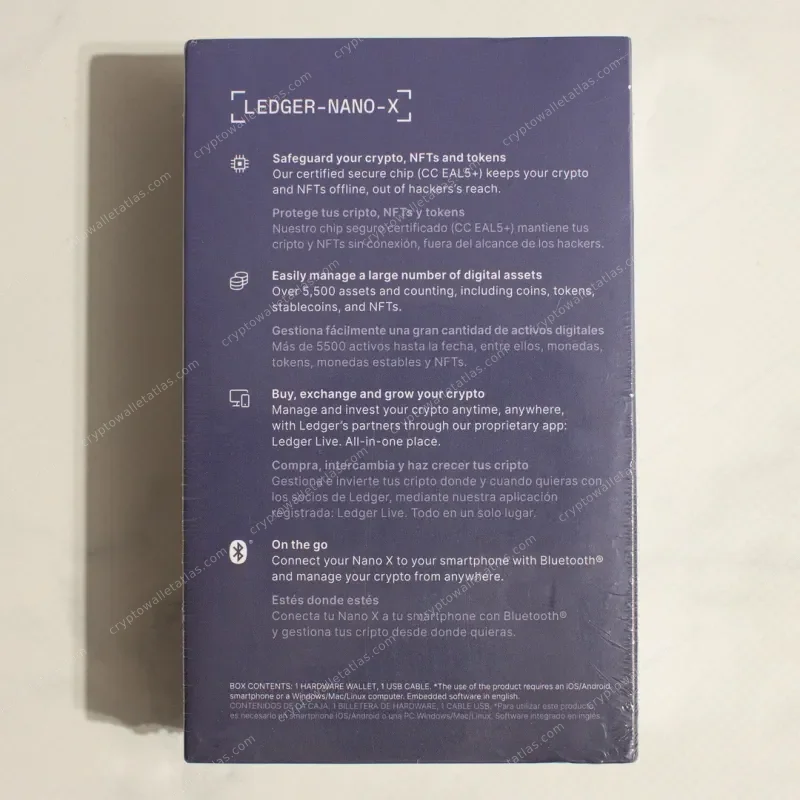 Ledger Nano X Clay Nation - sealed box front