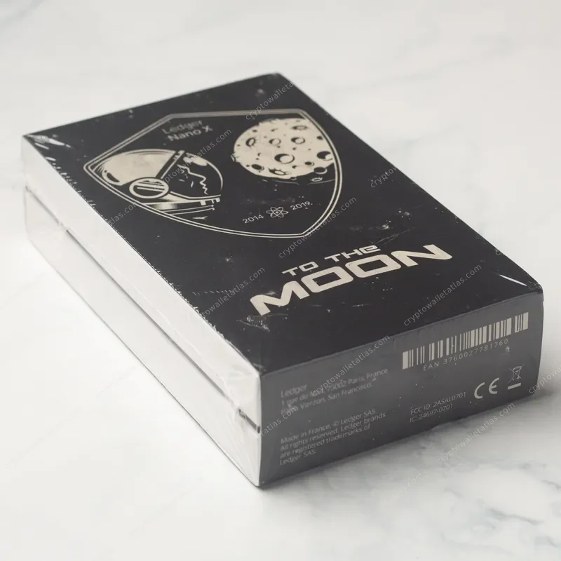 Ledger Nano X To The Moon Limited Edition - sealed box front