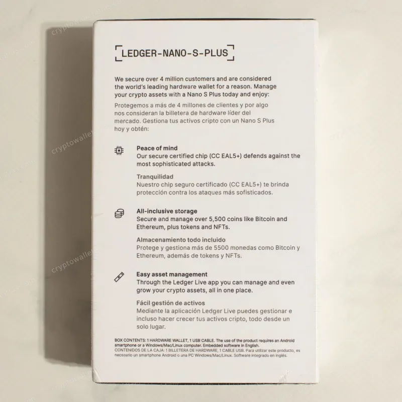 Ledger Nano S Plus Cool Cats - sealed box front