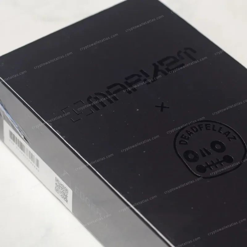 Ledger Nano X Deadfellaz Edition - device face close-up
