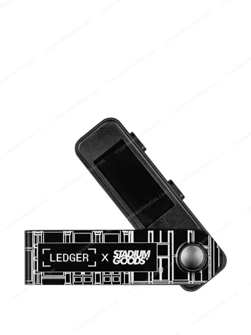 Ledger Nano S Plus Stadium Goods Edition - device face close-up
