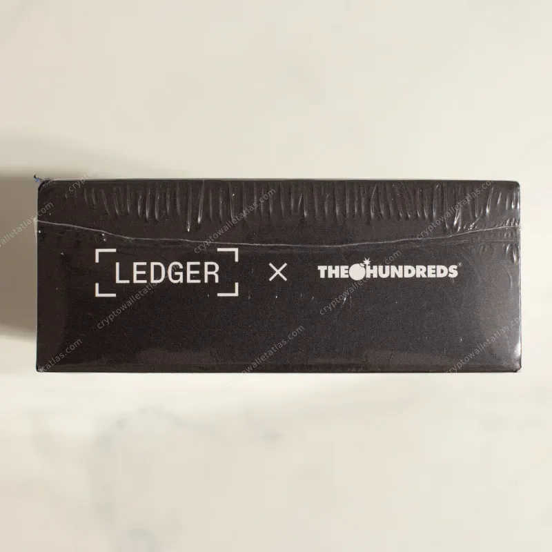 Ledger Nano X The Hundreds x Adam Bomb Squad Black - device face close-up