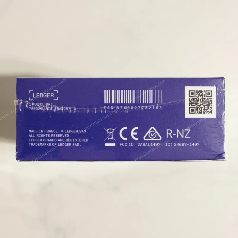Ledger Nano X The Hundreds x Adam Bomb Squad Blue - colorway and finish detail