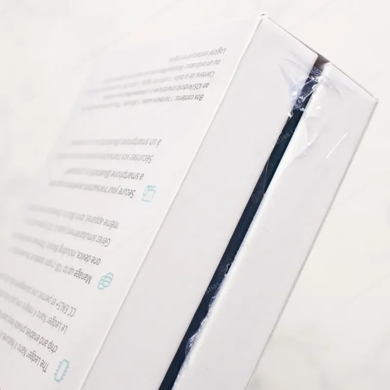 Ledger Nano X Genesis Block Edition - underside and serial panel