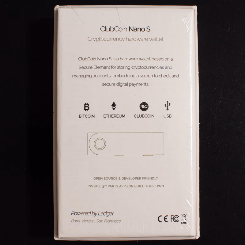 Ledger Nano S BitClub (ClubCoin) Edition - 2