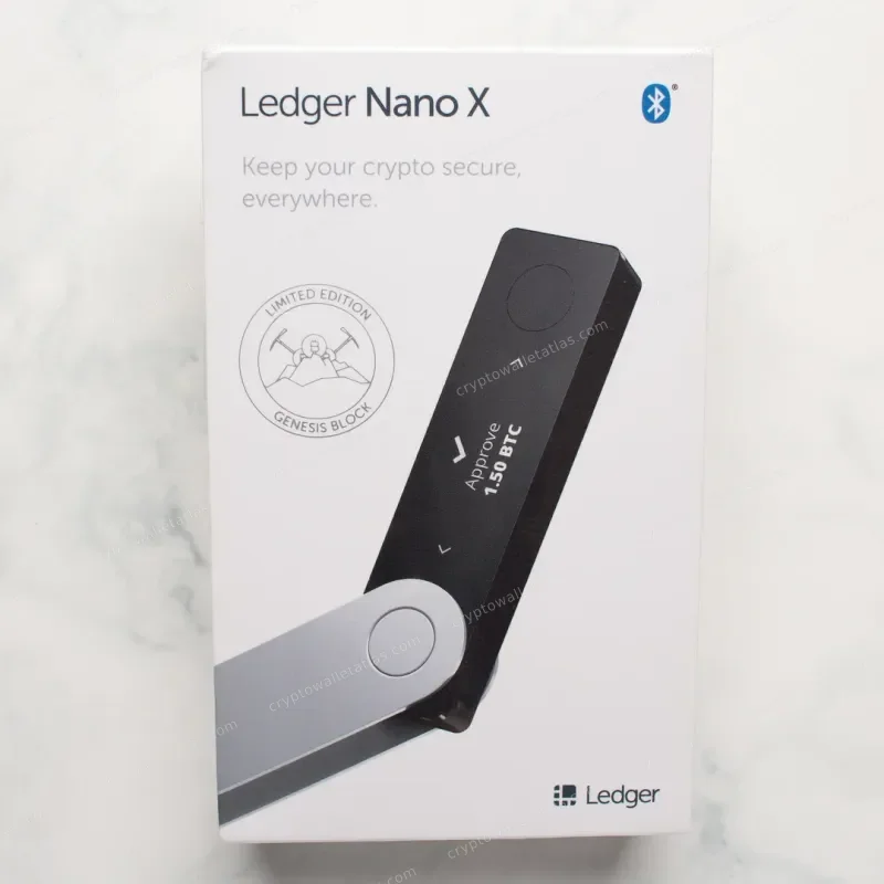 Ledger Nano X Genesis Block Edition, factory sealed